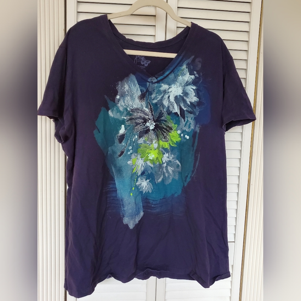 Hand Painted Artsy Tshirt